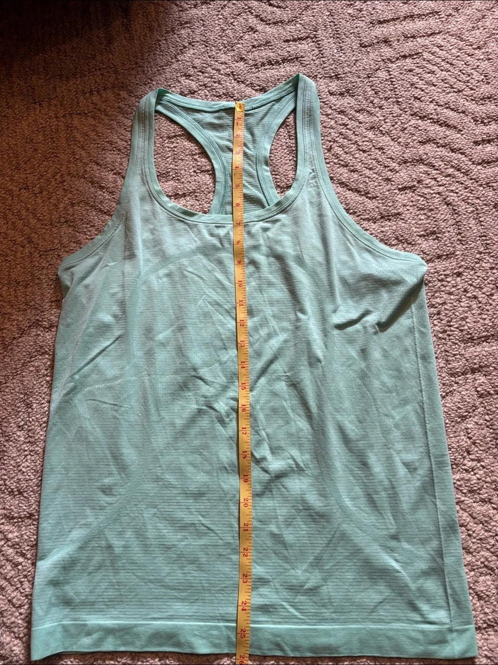 Lululemon Light Mint Racerback Tank Top - Women's Activewear size large - Picture 7 of 8